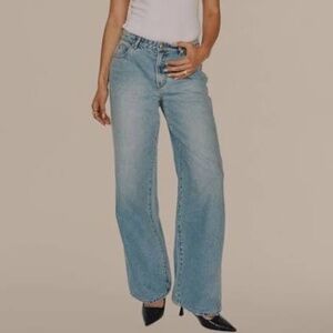 ROLLA'S Kate Baggy Jeans Mid Vintage Blue 28 NWT Runs Small